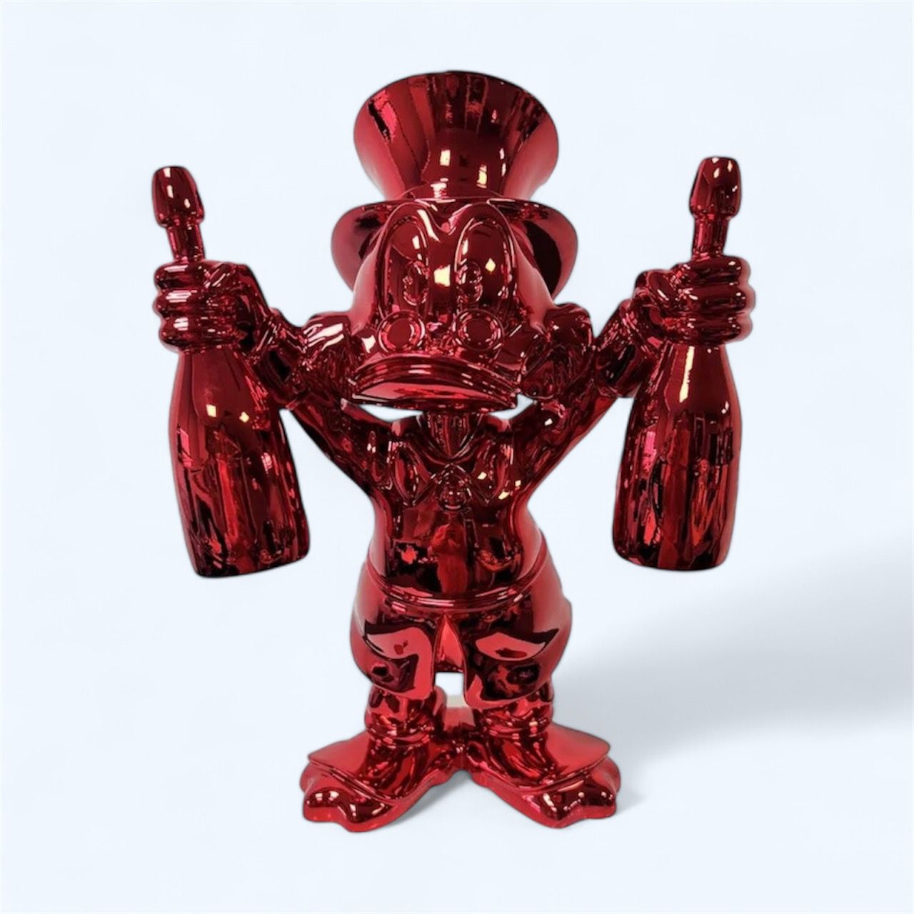 Champagne Duck (Monochrome Red)
