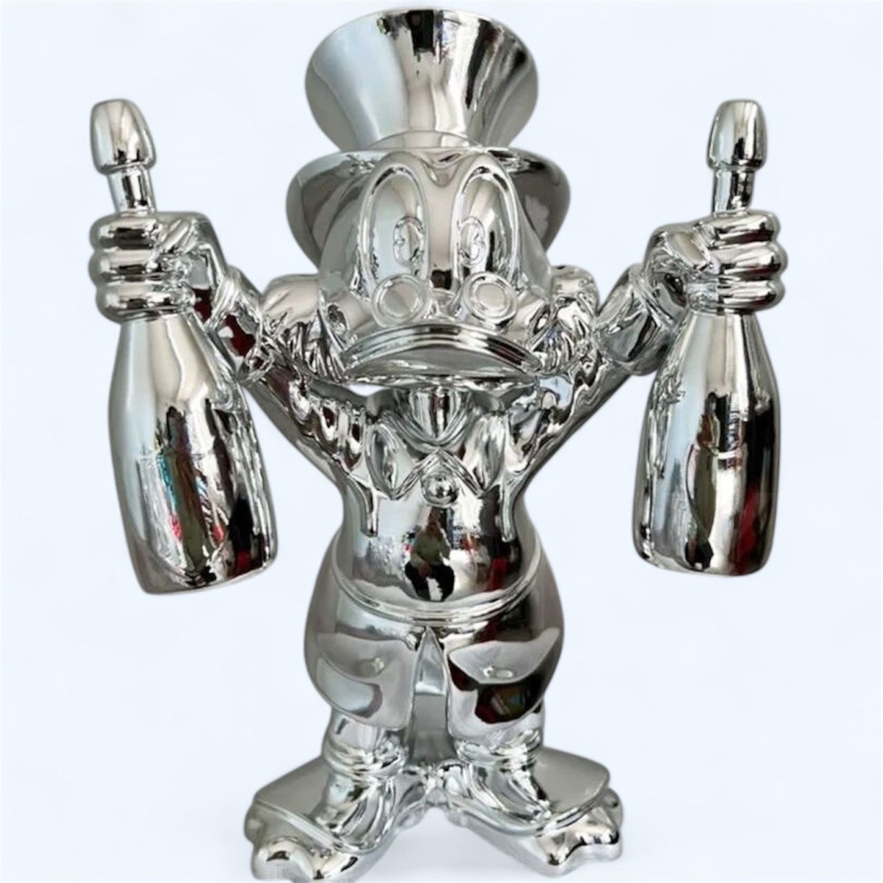 Champagne Duck (Monochrome Silver)